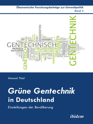 cover image of Grüne Gentechnik in Deutschland